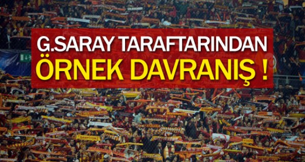 Galatasarayllar'dan rnek davran